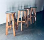 Scrapwood barkrukken- set van 4, Ophalen, Hout