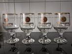 4 GLAZEN OMMEGANG KEIZER KAREL TE KOOP, Verzamelen, Ophalen of Verzenden, Zo goed als nieuw, Bierglas