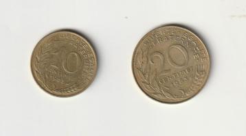 FRANCE MARIANNE PIECES 10C 20C 1983 beschikbaar voor biedingen