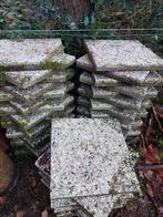 Grindtegels 40x40cm, Jardin & Terrasse, Pavé & Dalles, Enlèvement, Utilisé, Gravier, Tuiles de terrasse