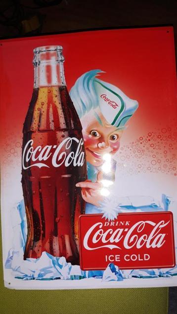 Emaille reclamebord Coca Cola ' 2009 ' beschikbaar voor biedingen