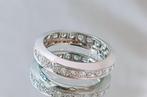 Platina americaine met diamant 0,65kt, Overige materialen, Ophalen of Verzenden, Zo goed als nieuw, Dame of Heer