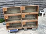 6 kweekkooien voor parkieten H 39 cm x B 35;50 cm x L 80 cm, Dieren en Toebehoren, Ophalen, Gebruikt, Hout, Broedkooi of Kweekkooi