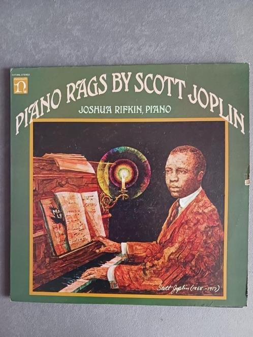 LP Piano  Rags by Scott Joplin, Cd's en Dvd's, Vinyl | Jazz en Blues, Gebruikt, Ophalen of Verzenden