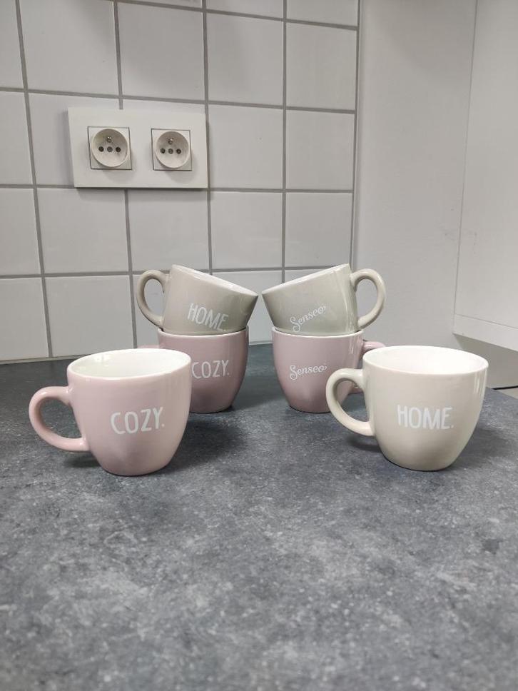 Set van 6 Senseo kopjes, Huis en Inrichting, Keuken | Servies, Nieuw, Kop(pen) en/of Schotel(s), Ophalen