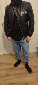 veste en cuir Philipp Plein, Noir, Taille 48/50 (M), Porté, Enlèvement ou Envoi