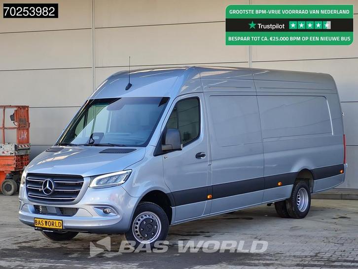 Mercedes Sprinter 519 CDI Automaat Dubbellucht L4H2 XXL 3500, Auto's, Bestelwagens en Lichte vracht, Bedrijf, Te koop, Achteruitrijcamera