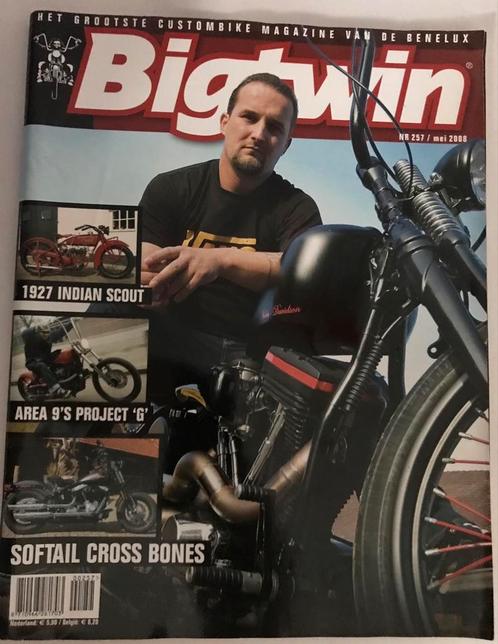 Tijdschrift Bigtwin nr. 257 mei 2008 -INDIAN SCOUT-, Verzamelen, Tijdschriften, Kranten en Knipsels, Tijdschrift, Ophalen of Verzenden