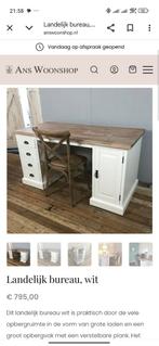 Landelijke bureau 1m70 op 70, Huis en Inrichting, Bureaus, Ophalen, Bureau
