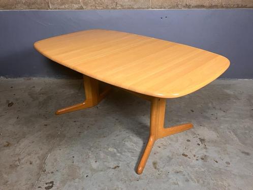 Sale: Deens Design Skovby beuken Eettafel Uitschuifbaar, Huis en Inrichting, Tafels | Eettafels, Gebruikt, Ovaal, Overige houtsoorten