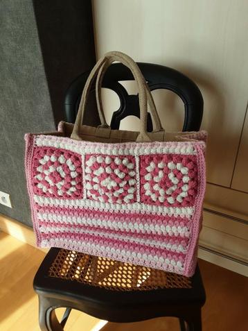 Granny  square  boodschaptas  ! NIEUW beschikbaar voor biedingen