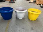 Verzameling bloempotten, Tuin en Terras, Bloempotten, Kunststof, Gebruikt, Tuin, Rond