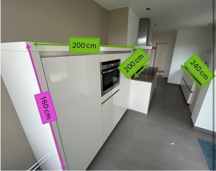 #114 Belle cuisine complète parallèle, Huis en Inrichting, Keuken | Complete keukens, Ophalen of Verzenden