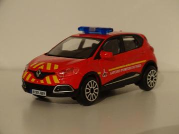 1/43 Renault Captur Sapeurs Pompiers Brandweer Burago beschikbaar voor biedingen