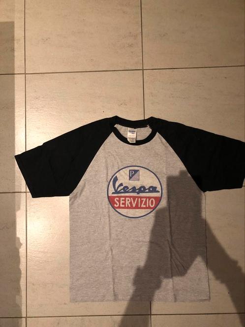 T-shirt gris noir Vespa Servizio - Small, Vêtements | Hommes, T-shirts, Comme neuf, Enlèvement ou Envoi