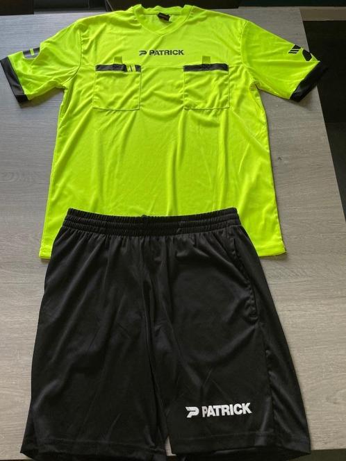 Scheidsrechtersshirt + short Patrick (maat M), Kleding | Heren, Sportkleding, Nieuw, Voetbal, Maat 48/50 (M), Geel, Ophalen