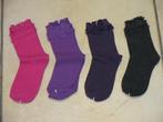 4 paar kousjes met leuke frulletjesboord, maat 27-30, NIEUW, Ophalen, Meisje, Nieuw, Sokken