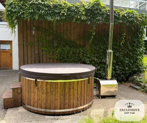 Exclusieve hottub houtgestookt- elektrisch of hybride!!!, Tuin en Terras, Zwembad-toebehoren, Nieuw, Filter, Ophalen of Verzenden