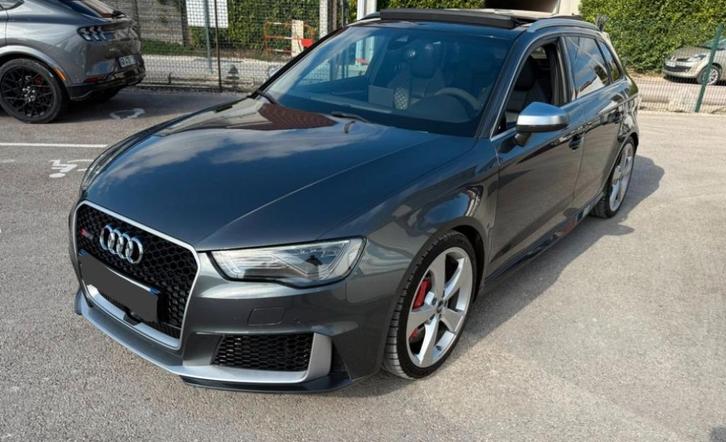Audi RS3 8V1 MTM 435 VOLLEDIG, Auto's, Audi, Particulier, RS3, Open dak, Benzine, Euro 6, Grijs, Leder, Vierwielaandrijving, Ophalen