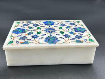 Marmeren Sieradendoos – Pietra Dura beschikbaar voor biedingen