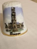 4 Stuks porseleinen vingerhoeden  van steden, Antiek en Kunst, Ophalen