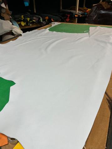 Witte kleur glad leerlap wit 2 beschikbaar voor biedingen