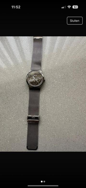 Bering heren horloge grijs beschikbaar voor biedingen