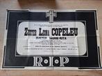 Doodsbrief poster Zuster Leona Copeleu, Verzamelen, Ophalen of Verzenden