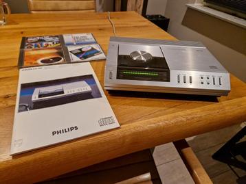 Philips CD100, de 1ste cdspeler inclusief handleiding en cds beschikbaar voor biedingen