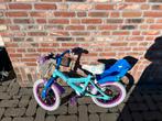 Frozen fiets 14 inch, Fietsen en Brommers, Ophalen, Zo goed als nieuw, Minder dan 16 inch, Zijwieltjes