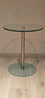Tafeltje, Huis en Inrichting, Tafels | Bijzettafels, Minder dan 55 cm, Rond, Modern, Ophalen