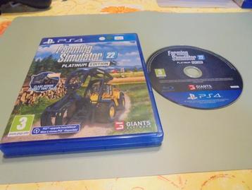 Playstation 4 Faming Simulator 22 Platinum Edition (orig) beschikbaar voor biedingen