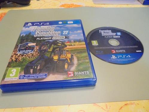 Playstation 4 Faming Simulator 22 Platinum Edition (orig), Games en Spelcomputers, Games | Sony PlayStation 4, Zo goed als nieuw
