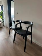 Eetkamerstoelen, Huis en Inrichting, Stoelen, Ophalen, Zo goed als nieuw, Zwart, Hout