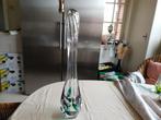 Unieke Max Ver boeket vaas. Glasblazer Max Ver Bouquet maakt, Ophalen, 50 tot 75 cm, Groen, Glas