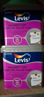 magneetverf levis 2 potten voor 30€ nieuw ongeopend, Doe-het-zelf en Bouw, Verf, Beits en Lak, Ophalen of Verzenden, Nieuw