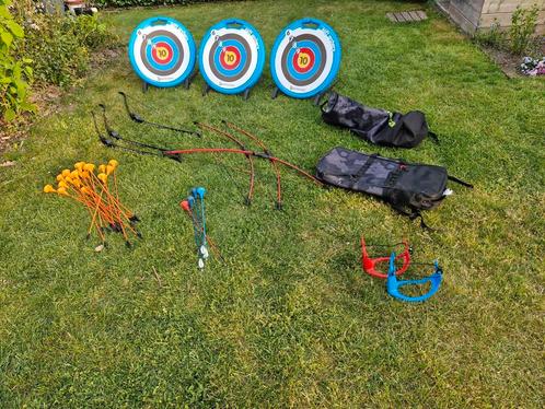 Boogschiet Soft archery set Geologic Decathlon, Sport en Fitness, Handboogschieten, Gebruikt, Pijlen, Ophalen