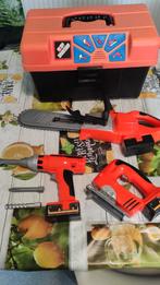 Gereedschapkoffer + gereedschappen op batterijen, Ophalen, Gebruikt