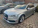 Audi a3 S line 2.0 tdi quattro 65000 km 1e hands 09/2014, Auto's, Audi, Euro 5, Zwart, 4 cilinders, Leder en Stof