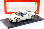 Alfa Romeo 4C AUTOART Wit 1/18 Nieuw, Ophalen of Verzenden, Nieuw, Auto, Autoart