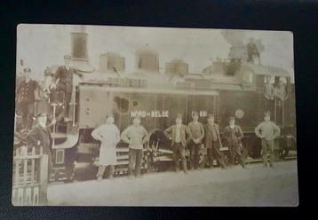 PHOTO CARTE ORIGINAL,LOCOMOTIVE VAPEUR NORD -BELGE 831 beschikbaar voor biedingen