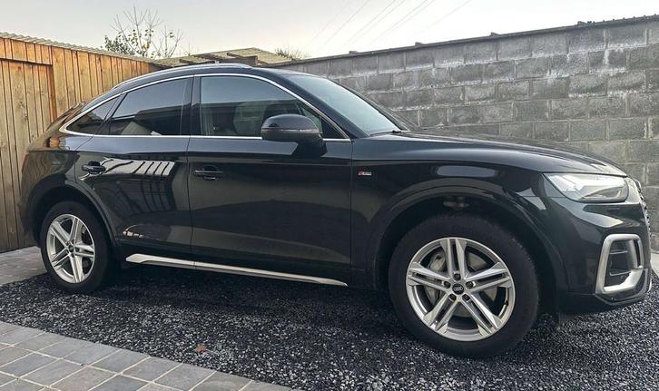 Audi Q5 50 TFSIe Sportback Quattro S line Keyless ACC Led, Auto's, Audi, Bedrijf, Te koop, Q5, 4x4, ABS, Adaptive Cruise Control