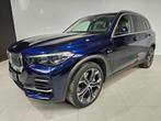 BMW X5 3.0 aS xDrive 45e, Auto's, BMW, 4 cilinders, Blauw, Leder, Bedrijf