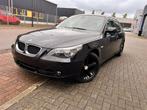 Bmw e60 525i 2005 benzine, Auto's, BMW, Automaat, Zwart, Zwart, Particulier