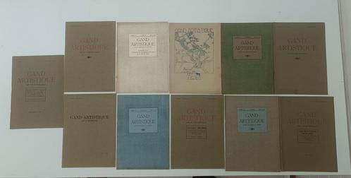 Gand Artistique 1924 (11 pièces), Antiquités & Art, Antiquités | Livres & Manuscrits, Enlèvement ou Envoi