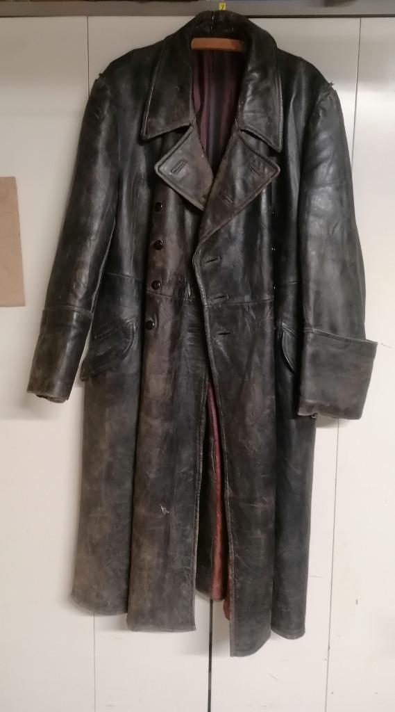 Militaire leren capuchon uit de Tweede Wereldoorlog XX SA, Verzamelen, Militaria | Tweede Wereldoorlog, Verzenden