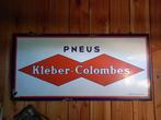 Emaille garage bord kléber, Verzamelen, Ophalen, Gebruikt, Reclamebord