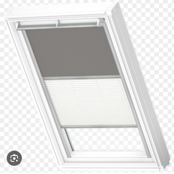 Store Velux Duo vénitien/gris - GGU MO4, Maison & Meubles, Ameublement | Rideaux & Stores à lamelles, Utilisé, Gris, Enlèvement