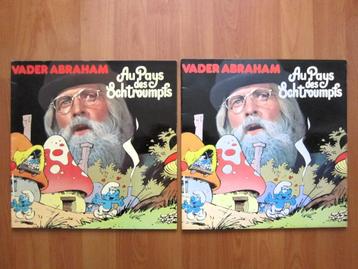 2 vinyles 33 T Au pays des Schtroumpfs (V. Abraham 1978) beschikbaar voor biedingen