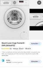 Lave linge Bosch 8kg 1400T - Lavage - Electroménager - Destock Occaz